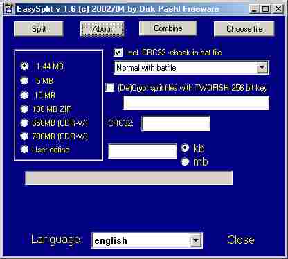 Easy Filesplit