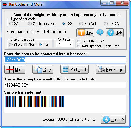 Bar Codes and More