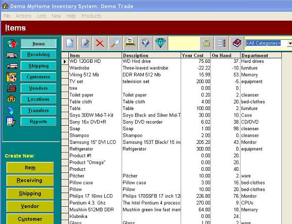 MyHome Inventory System