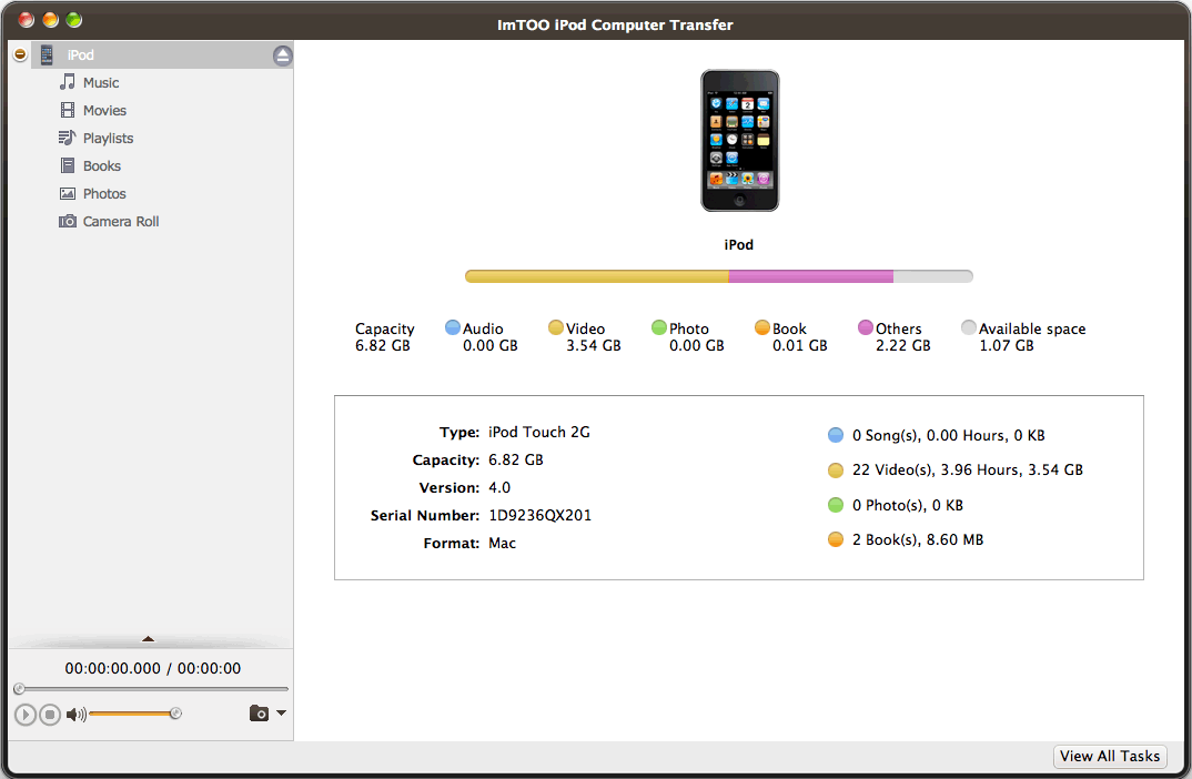 ImTOO iPod Computer Transfer for Mac