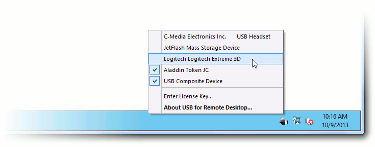 USB for Remote Desktop