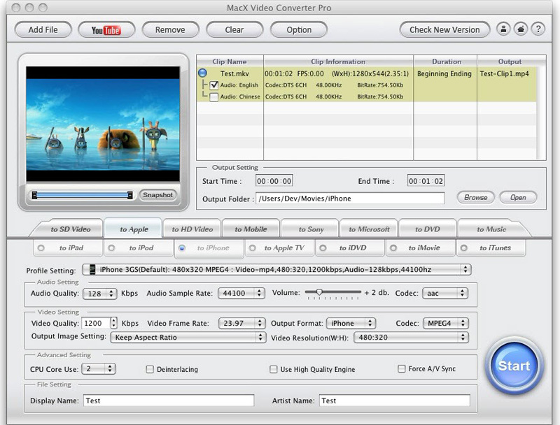 MacX Video Converter Pro