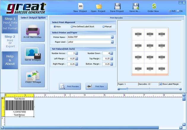 EAN 128 Barcode Generator