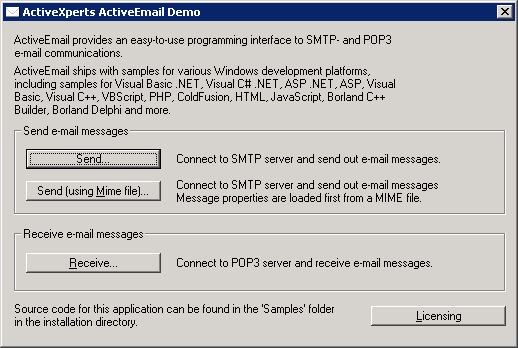 ActiveXperts SMTP POP3 Component