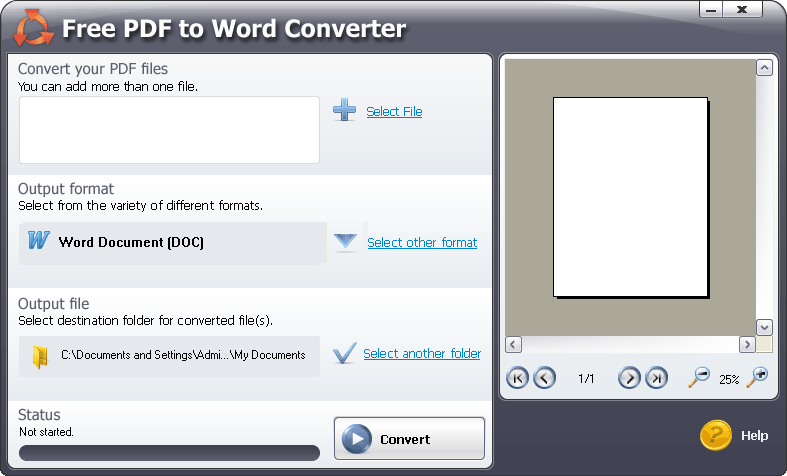 #1 Free PDF to Word Converter