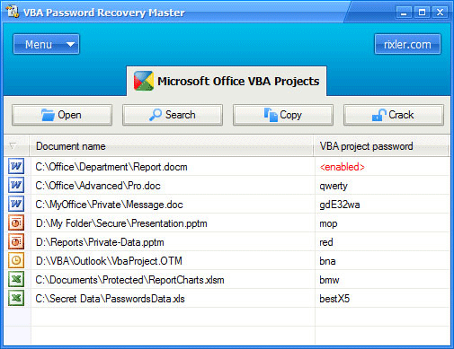 VBA Password Recovery Master