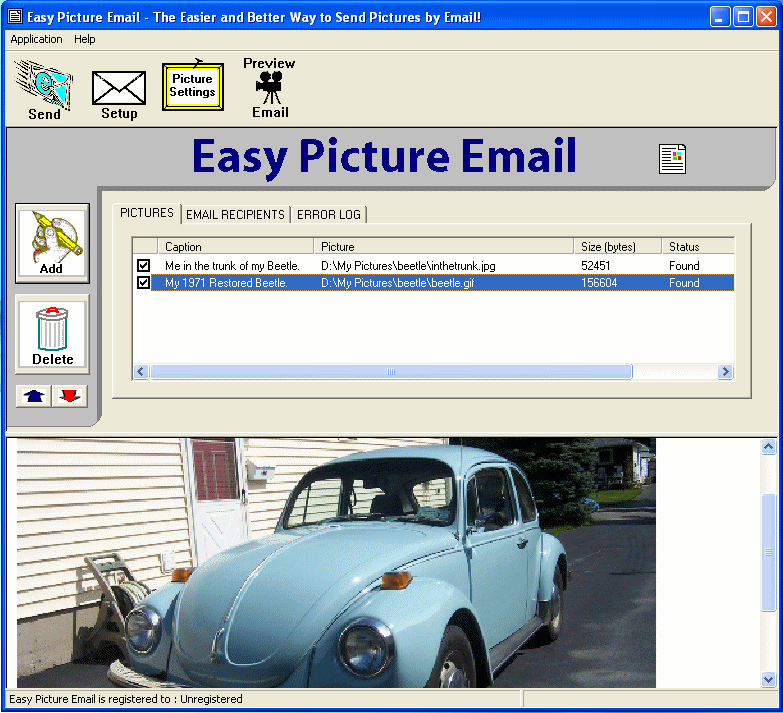 Easy Picture Email