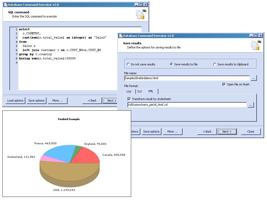 Database Command Executor