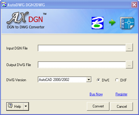 AutoDWG DGN to DWG Converter