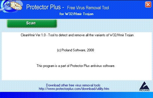 W32/Hmir Trojan Removal Tool.