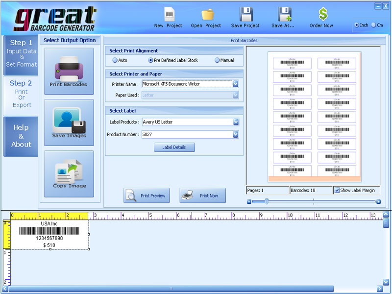 UPC Barcode Generator