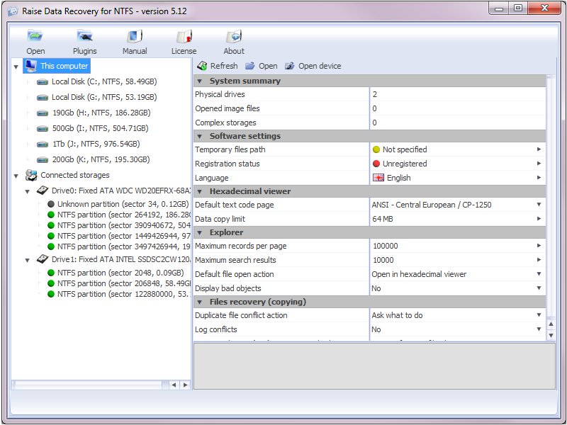 Raise Data Recovery for NTFS