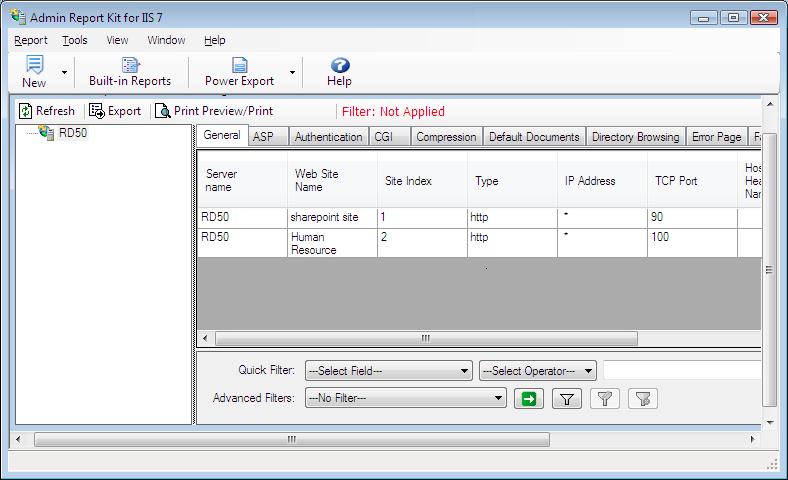 Admin Report Kit for IIS 7 - (ARKIIS)