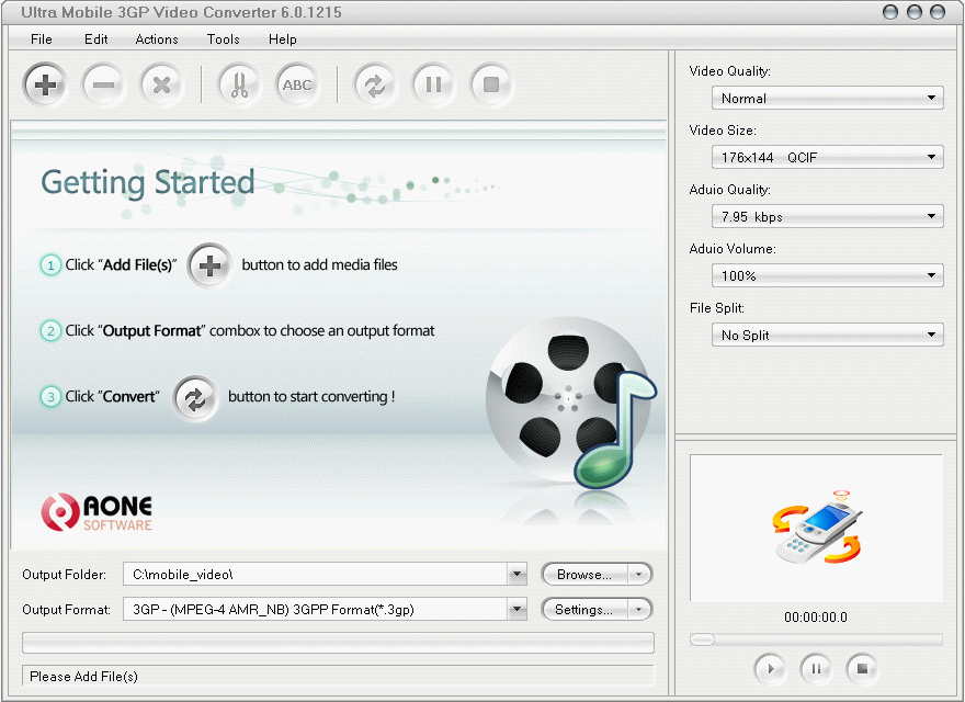Ultra Mobile 3GP Video Converter
