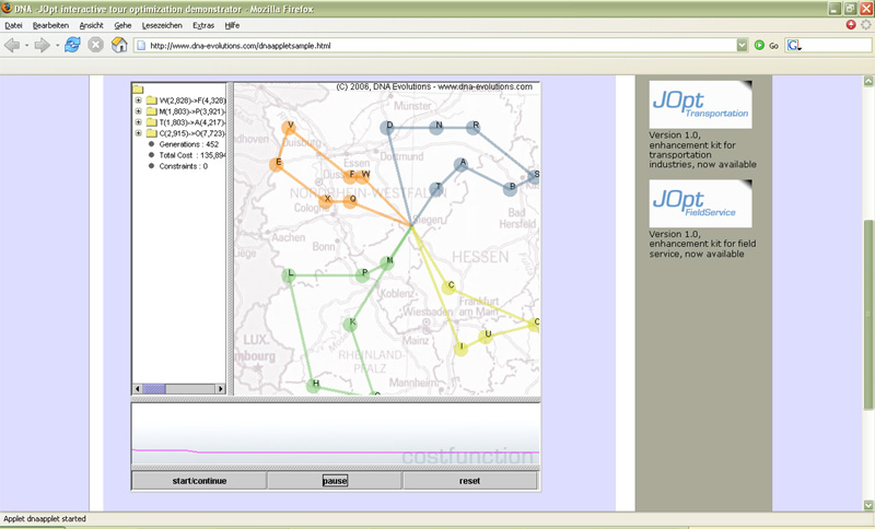 JOpt.SDK - vehicle routing library