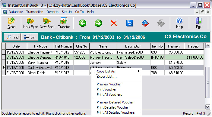 InstantCashBook