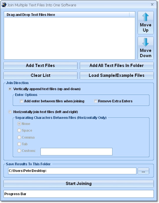 Join (Merge, Combine) Multiple Text Files Into One Software