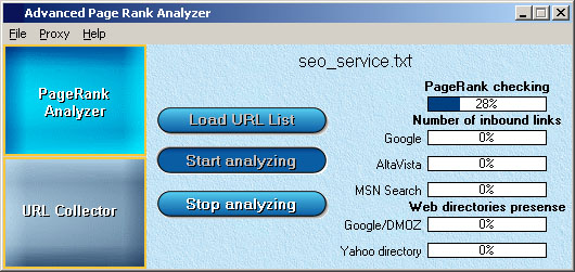 Advanced Page Rank Analyzer