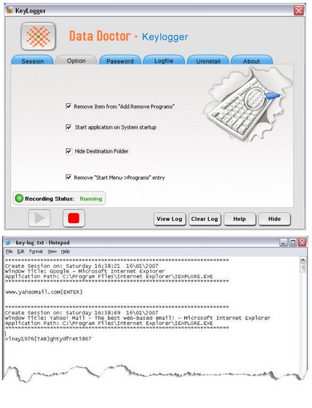 Keyboard Monitor Program