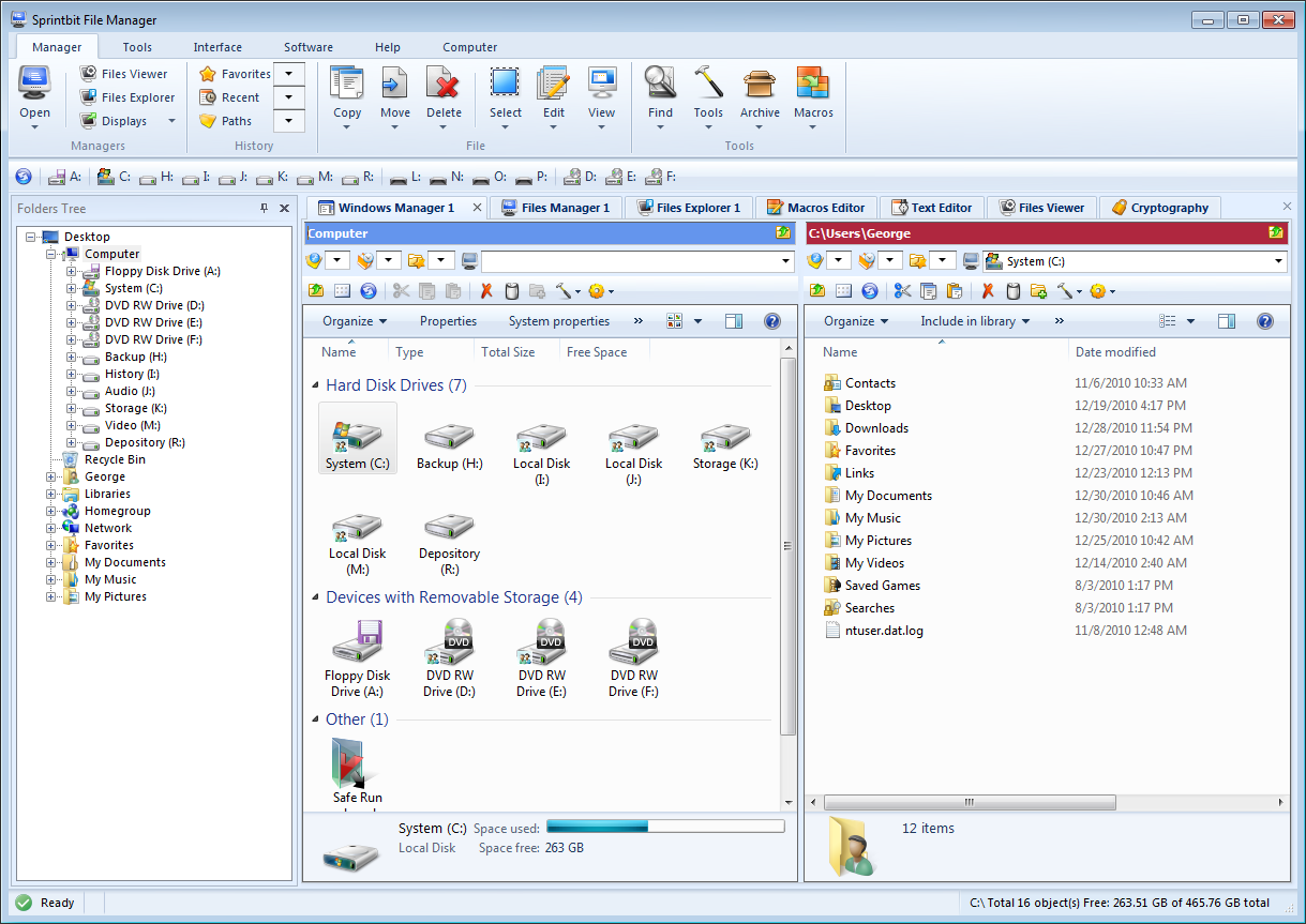 Sprintbit File Manager