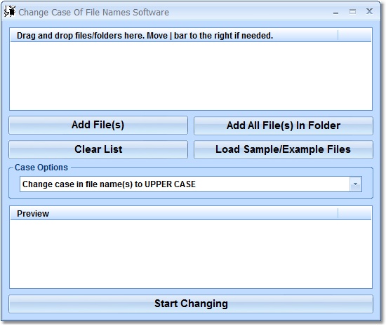 Change Case of File Names Software