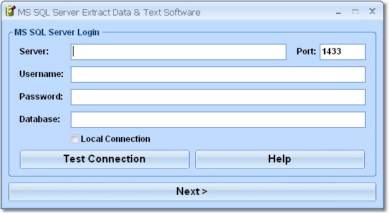 MS SQL Server Extract Data & Text Software