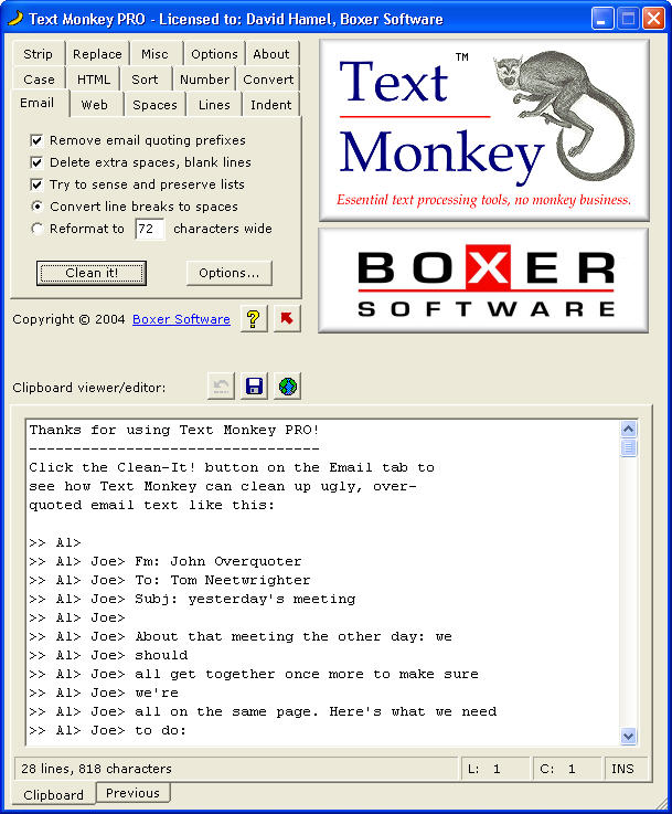 Text Monkey Lite