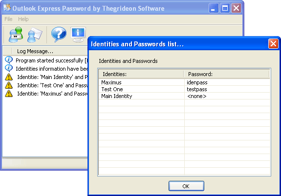 Express and Mail Password