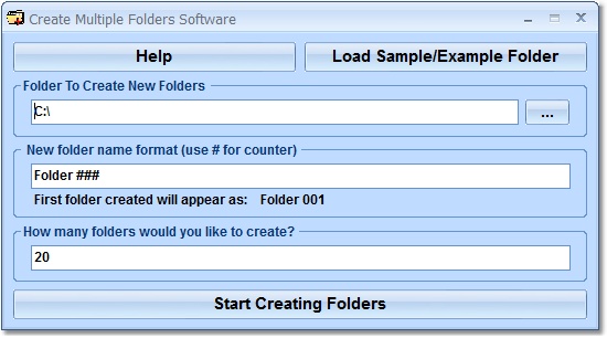 Create Multiple Folders Software