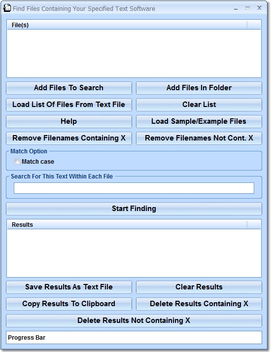 Find Files Containing Your Specified Text Software