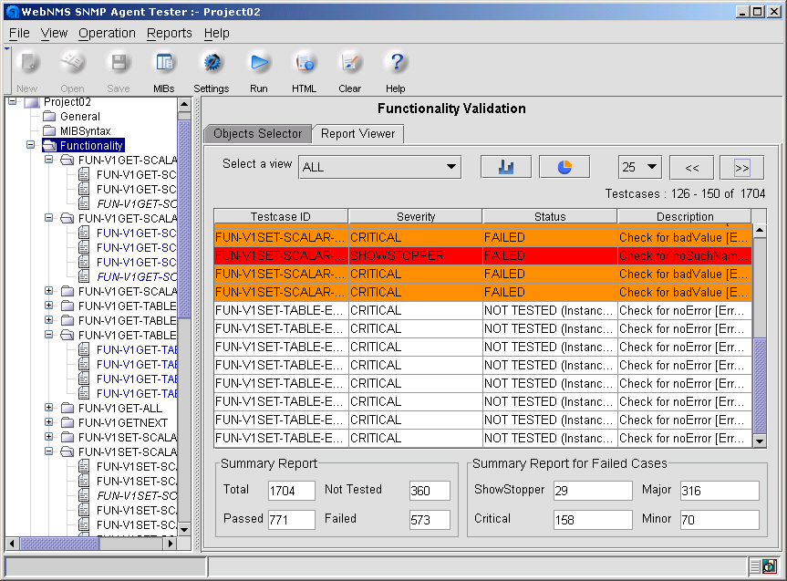 WebNMS Agent Tester