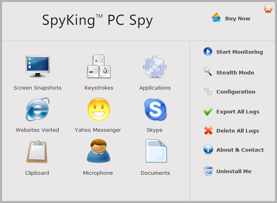 SpyKing Keylogger Spy 2012