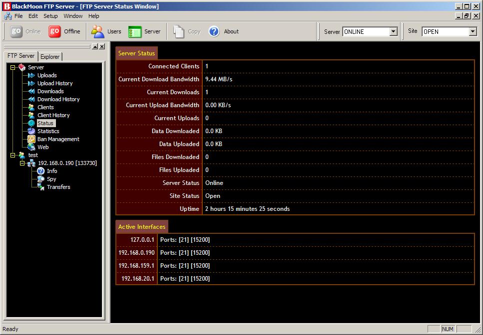 BlackMoon FTP Server