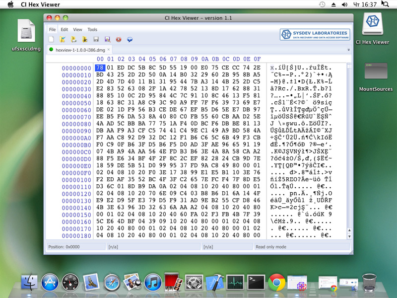 CI Hex Viewer (Mac OS)