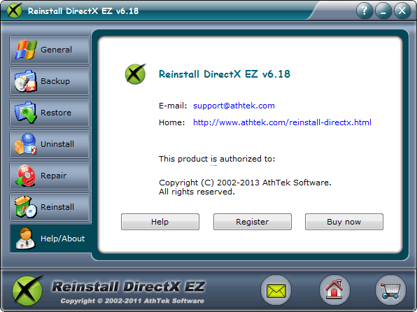 Reinstall DirectX EZ