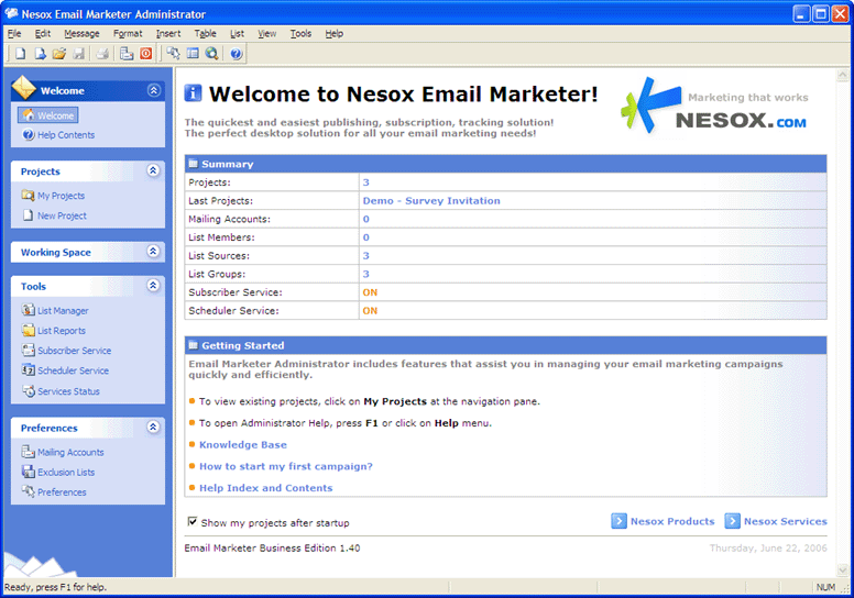 Nesox Email Marketer Business Edition