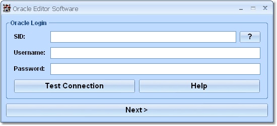 Oracle Editor Software