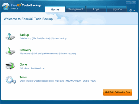 EaseUS Todo Backup Free