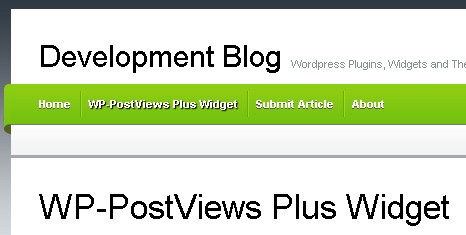 WP PostViews Plus widget