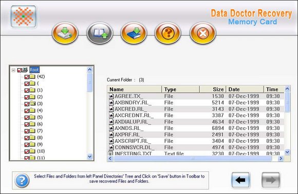 Memory Card Files Undelete