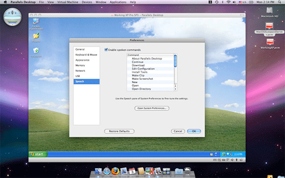 Windows on Mac OS