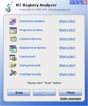 NT Registry Analyzer for U3 flash drives