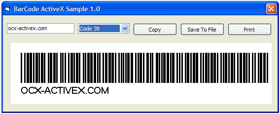 Barcode Label ActiveX (OCX)