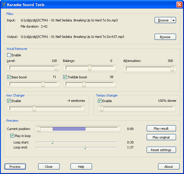 Karaoke Sound Tools