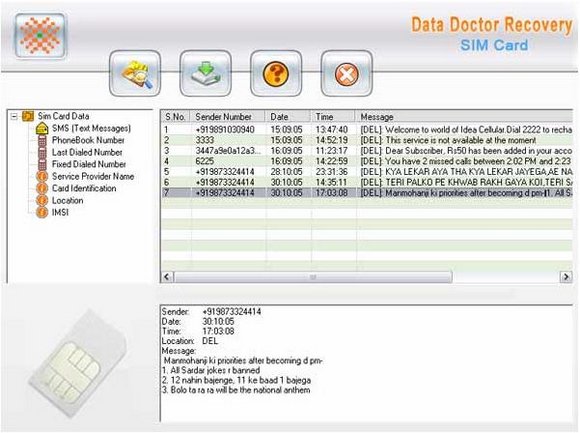 Sim Card Recovery