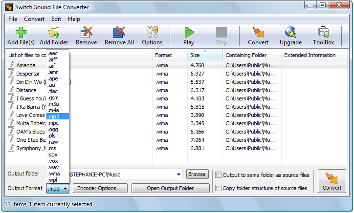 Switch File Format Converter
