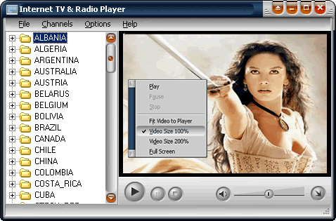 Internet TV & Radio Player