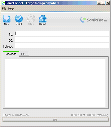 SonicFile - Send Large Files in Email