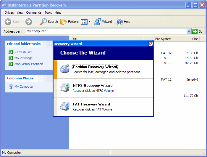 DiskInternals Partition Recovery