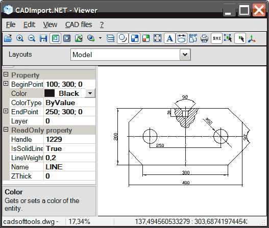 2D / 3D CAD Import .NET: DWG, DXF, PLT